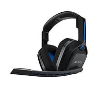 ASTRO Gaming A20 Casque sans Fil 2ème Génération, Léger et Résistant, Microphone avec Fonction de Sourdine Flip-up, Batterie +15h, Portée de 15m, PS5, PS4, PC, Mac - Blanc/Bleu