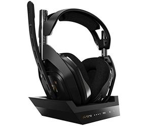 ASTRO Gaming A50 Casque sans fil Connexion+ Station de Charge Gamer, 4ème Génération, Dolby, Équilibre entre son des Jeux et Voix, 2,4 GHz, pour Xbox Series X|S, Xbox One, PC - Noir/Or