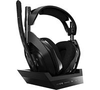 ASTRO Gaming A50 Casque sans fil+Station de Charge Gamer,4ème Génération,Dolby,Équilibre entre son des Jeux et Voix,Connexion sans Fil 2,4 GHz, PS5 (adaptateur HDMI requis), PS4, PC, Mac - Noir