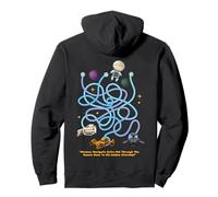 Astro Kid Maze On Back Space Game Art pour enfants et papas Sweat à Capuche