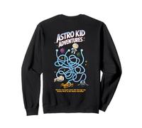 Astro Kid Maze On Back Space Game Art pour enfants et papas Sweatshirt