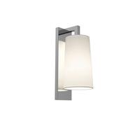 Astro Lago 280 + Cone 195 Spiegelleuchte, abat-jour en tissu blanc / structure chrome poli