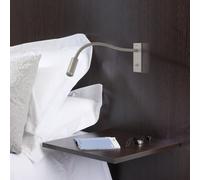 Astro Leo Switched applique murale Strahler/Spot, nickel matt