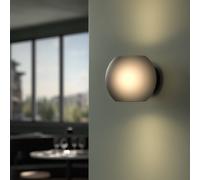 Astro Luna Wandleuchte, Dark Smoke Frosted