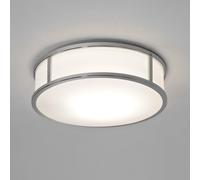 Astro Mashiko Rond 300 plafonnier Rond exclusif E27 chrome 9x30cm IP44 acier A 7077