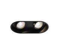 Astro Minima Round Twin Adjustable Einbauleuchte, noir mat