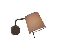 Astro Mitsu Swing Arm + Cone 173 Wandleuchte, bronze / oyster tissu