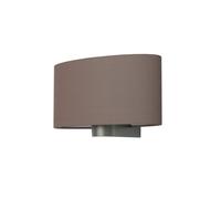 Astro Napoli + Oval 285 Wandleuchte, oyster tissu