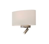 Astro Napoli Reader LED + Oval 285 Wandleuchte, blanc tissu