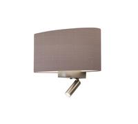 Astro Napoli Reader LED + Oval 285 Wandleuchte, oyster tissu