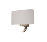 Astro Napoli Reader LED + Oval 285 Wandleuchte, putty tissu