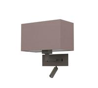 Astro Park Lane Reader LED + Rectangle 285 Wandleuchte, oyster tissu