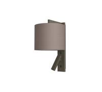 Astro Ravello LED Reader + Drum 200 Wandleuchte, bronze / oyster tissu