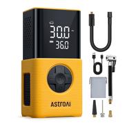 AstroAI L7S Pompe à pneu portable, compresseur d’air sans fil pour vélo, écran numérique à double affichage, pompe à pneu pour voiture 150 PSI, lumières LED