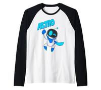 Astrobot Astro Blue Bold Font Classic Super Pose with Cape Manche Raglan