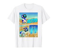 Astrobot Astro Flys Away on PlayStation Controller Comic T-Shirt