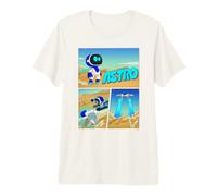 Astrobot Astro Flys Away on PlayStation Controller Comic T-Shirt Haut de Gamme