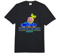 Astrobot Interstellar Drive Neon Pineapple Driving Neon Car Comfort Colors Adult Heavyweight T-Shirt