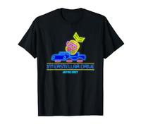 Astrobot Interstellar Drive Neon Pineapple Driving Neon Car T-Shirt