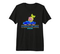 Astrobot Interstellar Drive Neon Pineapple Driving Neon Car T-Shirt Haut de Gamme