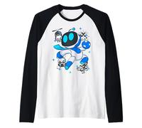 Astrobot PlayStation's Astro Bot Fighting Enemies in Space Manche Raglan