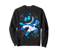 Astrobot PlayStation's Astro Bot Fighting Enemies in Space Sweatshirt