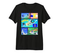 Astrobot Rescue Mission Gone Wrong Comic Style Panels T-Shirt Haut de Gamme