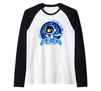 Astrobot Winking Inside PlayStation Controller Buttons Badge Manche Raglan