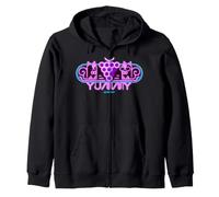 Astrobot Yummy Neon Cats Eating Grapes Inside Neon Signs Sweat à Capuche