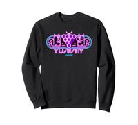 Astrobot Yummy Neon Cats Eating Grapes Inside Neon Signs Sweatshirt