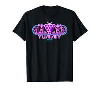 Astrobot Yummy Neon Cats Eating Grapes Inside Neon Signs T-Shirt