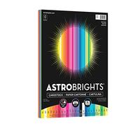 Astrobrights 80944-01 Papier cartonné coloré, 21,6 x 27,9 cm, 29,5 kg/176 g/m², assortiment de 25 couleurs Spectrum