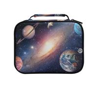Astrologie Astronomie Terre Lune Outer Space Mars Sa Trousse à crayons de couleur Grande capacité pour crayons de couleur Sac à stylos Marqueur Organisateur, #01, Taille unique, Charmant