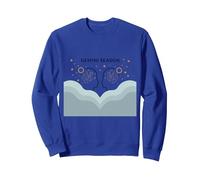 Astrologie de l'art du Zodiaque céleste de la Saison des Gémeaux Sweatshirt, Unisexe pour Adultes, Bleu Royal, S