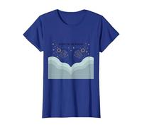 Astrologie de l'art du Zodiaque céleste de la Saison des Gémeaux T-Shirt, Femme, Bleu Royal, L