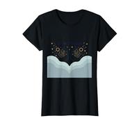 Astrologie de l'art du Zodiaque céleste de la Saison des Gémeaux T-Shirt, Femme, Noir, S