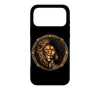 Astrologie du Zodiaque Lion Afro Reine Noire Mélanine Coque pour iPhone 17 Pro Max