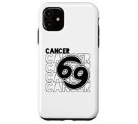 Astrologie Le Cancer Signe De Zodiaque Typographe Coque pour iPhone 11