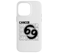 Astrologie Le Cancer Signe De Zodiaque Typographe Coque pour iPhone 14 Pro Max