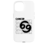 Astrologie Le Cancer Signe De Zodiaque Typographe Coque pour iPhone 15