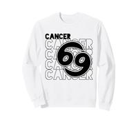 Astrologie Le Cancer Signe De Zodiaque Typographe Sweatshirt