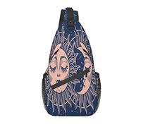 Astrologie Magique Soleil Lune Tarot Sac bandoulière, Sac à bandoulière décontracté pour Homme et Femme