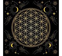 Astrologie Tarots Table Tapis de Jeu de société métaphysique Pendule Divinations Nappe Tapis de Jeu de société Tapis de Jeu Divinations Nappe Nappe de Jeu de société Tapis de
