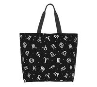Astrologie5 Sac Fourre Tout Grand Tote Bag Décontracté Sac Fourre-Tout Pour Shopping Travail Plage