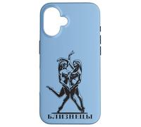 Astrologique Russie Signe Gémeaux Anniversaire Cyrillique Coque pour iPhone 16