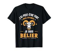 Astrologique Zodiaque Signe Astro Humour bélier T-Shirt