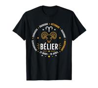 Astrologique Zodiaque Signe Astro Humour bélier T-Shirt