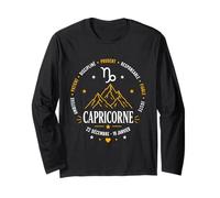 Astrologique Zodiaque Signe Astro Humour Capricorne Manche Longue