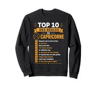 Astrologique Zodiaque Signe Astro Humour Capricorne Sweatshirt