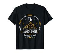 Astrologique Zodiaque Signe Astro Humour Capricorne T-Shirt